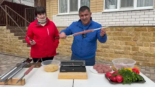 How to make 100 lula kebabs an hour that will never fall off?