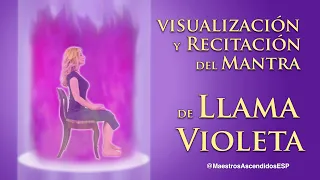 ☯️ MANTRA de LLAMA VIOLETA: Meditación guiada, visualización y recitación. Mantra de Saint Germain.