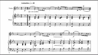 Maria Theresia von Paradis - Sicilienne for violin and piano (audio + sheet music)