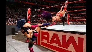 WWE Raw 29/1 2018 Sasha Banks vs Asuka