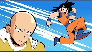 Goku vs Saitama vs Superman