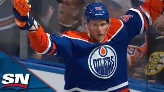 Oilers' Corey Perry Bangs Home Equalizer To Erase Three-Goal Deficit vs. Bruins