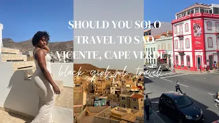 Should you solo travel to Sao Vicente, Cape Verde? | Black fitness girls solo travel