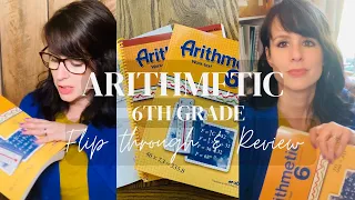 Abeka Arithmetic 6th Grade Flip Through | Review & Thoughts