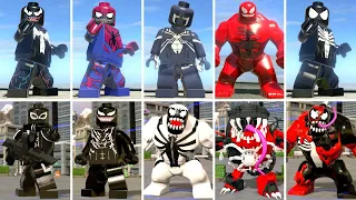 All Symbiote Character in LEGO Marvel Super Heroes Videogames