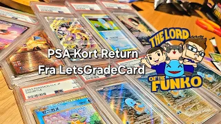 Pokemon Kort Return Fra PSA Grading. igennem LetsGradeCard. Får vi nogen tier?