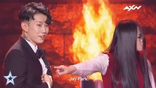 The Sacred Riana Spooked Jay Park - Results Show | Asia's Got Talent 2017