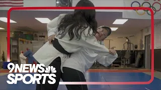 Former Olympian gives a judo throw step-by-step