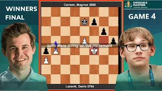 Winners Final | Denis Lazavik vs Magnus Carlsen | Champions Chess Tour Chessable Masters 2024