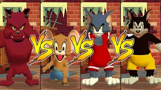 Tom and Jerry in War of the Whiskers Spike Vs Jerry Vs Tom Vs Butch (Master Difficulty)