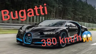 Bugatti chiron flyby sound speed at 380 km/h