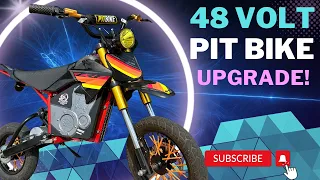 48 Volt Upgraded Razor Dirt Bike Built For An Adult. Applies to MX500, SX500, MX650 And RSF650!