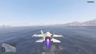 GTAV Steal Lazer Jet. Avoid Damage & Missiles. Next Gen PS4