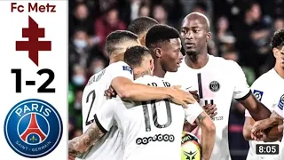 FC Metz vs PSG 1-2 extended Highlights  All goals 2021 HD .