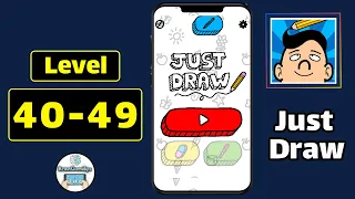 Just Draw Level 40 41 42 43 44 45 46 47 48 49 (Latest Update) Walkthrough