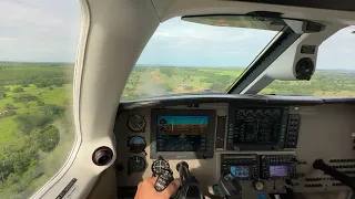 Piper Matrix Gravel Runway Landing Brazil Countryside