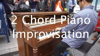 a Simple 2 Chord Piano Improvisation on the street in NYC