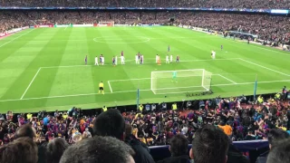 FC Barcelona - PSG winning goal from the stands 6-1! Sergi Roberto!