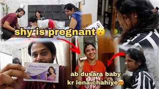 Shy is pregnant!😮..ab dusara baby kr lena chahiye😍