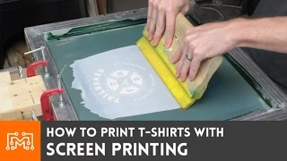 Screen Print Your Own T-shirts // How-To | I Like To Make Stuff