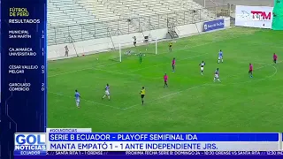 RESUMEN -  MANTA VS IDV Jr. (1-1)