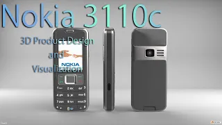 Nokia 3110c 3D | 3D  Product Visualization | CGI Mobile Phone