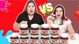 NÃO ESCOLHA A NUTELLA ERRADA! COM DESAFIO - SLIME CHALLENGE