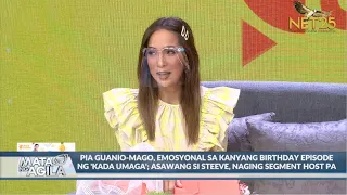 Pia Guanio-Mago, emosyonal sa kaniyang kaarawan sa Kada Umaga; asawang si Steeve naging segment host