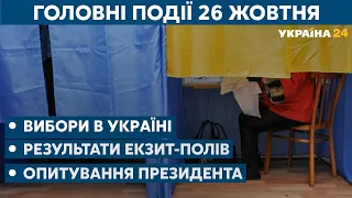 Місцеві вибори і опитування президента // СЬОГОДНІ ВВЕЧЕРІ – 26 жовтня