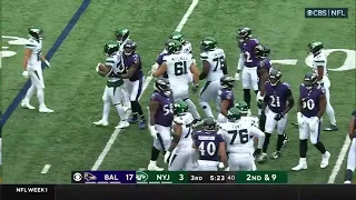 Every Michael Carter Touch From Week One vs Ravens 🏃‍♂️ | The New York Jets | NFL