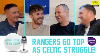 RANGERS GO TOP AS CELTIC STRUGGLE + ROBINSON CONFRONTS ST MIRREN FAN| Keeping The Ball On The Ground