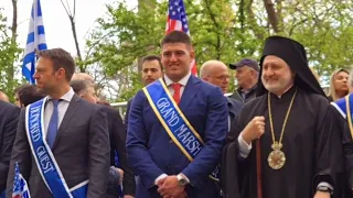 🏈 George Karlaftis (NFL KC Chiefs) at Greek Independence Day Parade NYC 2024