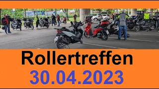 Film Video zum Roller Treffen 30.04.2023 Scooter 125 cm Honda Forza Yamaha N MAX Leverkusen B196 A1