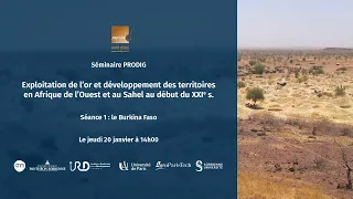 Exploitation de l’or et développement des territoires en Afrique de l’Ouest et au Sahel