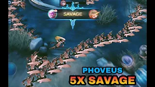 NEW HERO PHOVEUS 5X SAVAGE - MOBILE LEGENDS BANG BANG