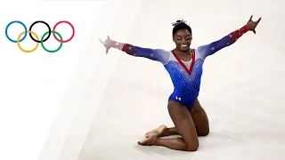 Biles wins gold in Floor Final