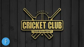 Cricket Club Logo Design || How To Make Logo Design in Pixellab