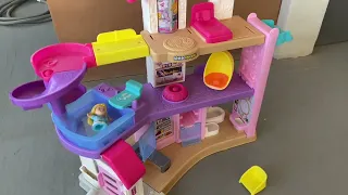 Fisher Price Little People Barbie Toddler Toy Little Dreamhouse Review #toyreview #barbietoys