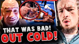 REACTIONS to Francis Ngannou KNOCKED OUT COLD by Anthony Joshua! Dana White ANNOUNCEMENT! UFC 299