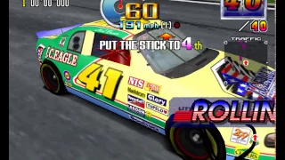Beginner's Course, Easy Car - Daytona USA 2: Power Edition (60 fps)