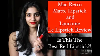 Mac Retro Matte Lipstick and Lancome Le Lipliner | REVIEW (MUST WATCH BEFORE BUYING!)