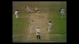 JEFF THOMSON c CHRIS OLD b TONY GREIG 0 ENGLAND v AUSTRALIA 4th TEST DAY 2 THE OVAL AUGUST 29 1975