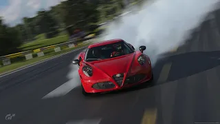 Drift Alfa Romeo 4C/ Ferrari 458 Swap New Best Lap 122k Kyoto Gran Turismo 7 4K PS5