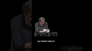 Slavoj Žižek during his debate with Jordan Peterson #slavojzizek TikTok: @zizekcumsock #shorts