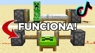 Probando TikToks VIRALES de Minecraft para ver si FUNCIONAN