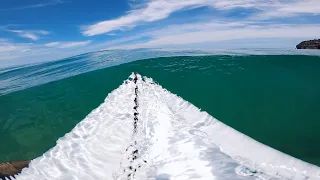 POV SURFING GLASSY WAVES! (RAW)