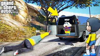 GTA 5 : Shinchan Got Kidnapped🥺Franklin & Chop Finds Him😥| Gta 5 tamil | Gta 5 mods | Gta 5 Story