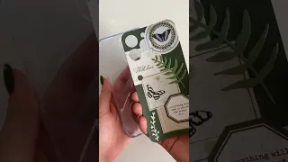 Scrapbook Cover Decoration Idea 🍃🌱 #phonecase #paperwrld #shorts