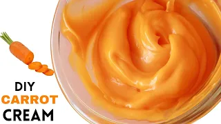 Diy carrot cream for glowing skin | Homemade Carrot cream