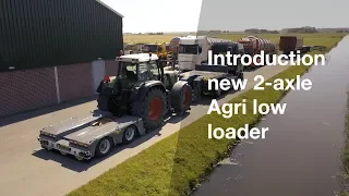Broshuis introduction Agricultural low loader